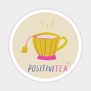 Positive tea Magnet